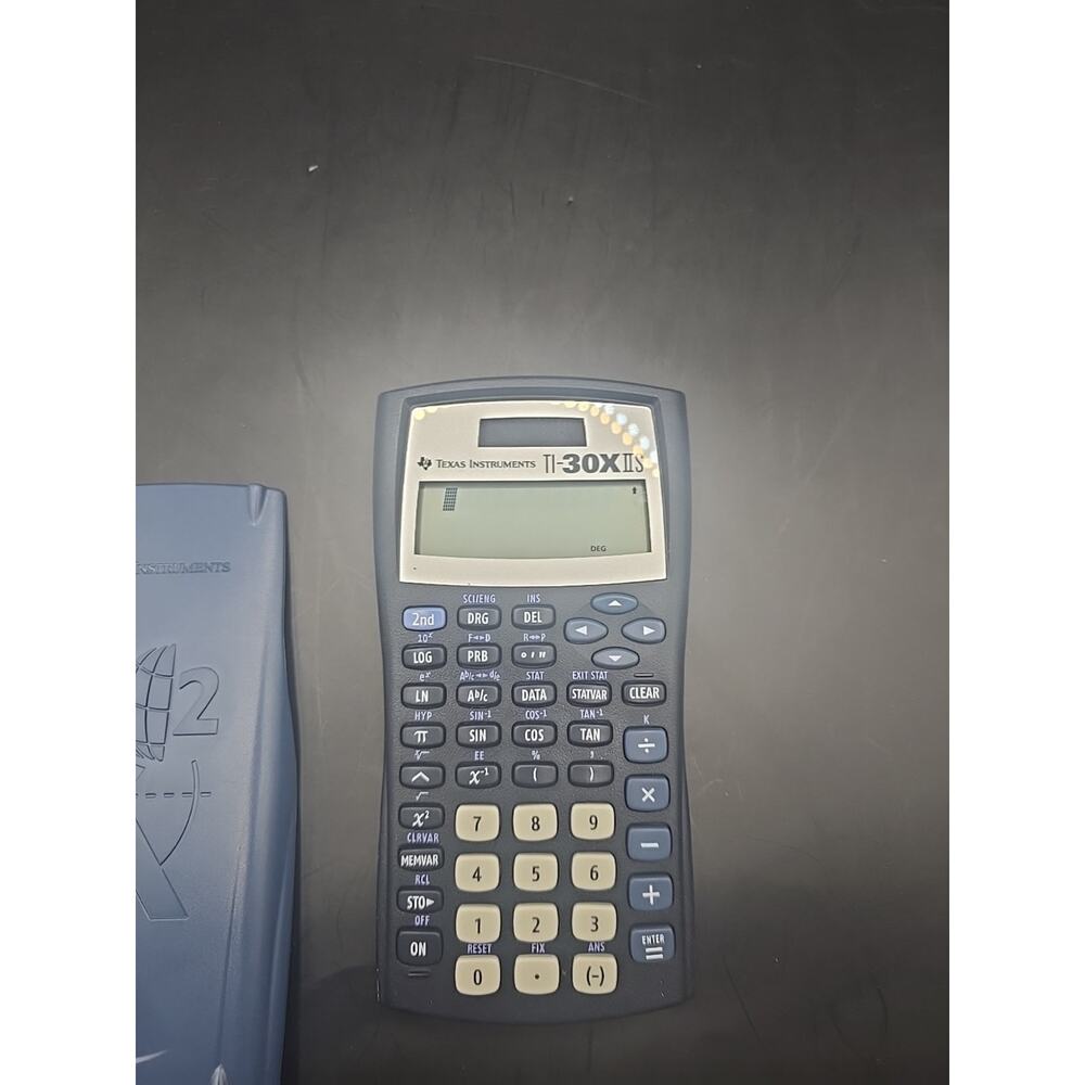 Texas Instruments Scientific Calculator w Cover TI-30X IIs Tested